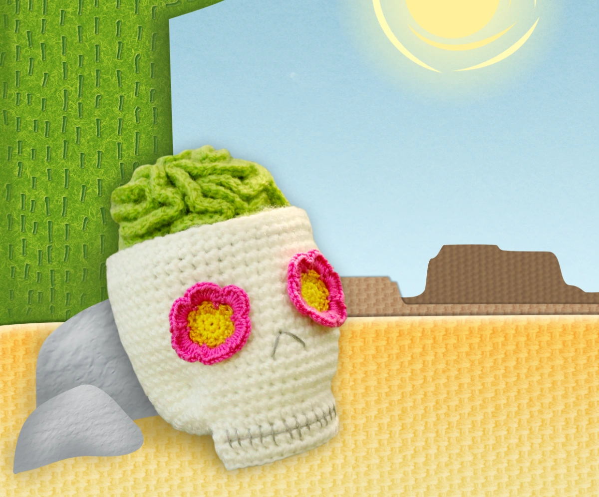 Yorick the Skull Amigurumi Pattern | BuddyRumi