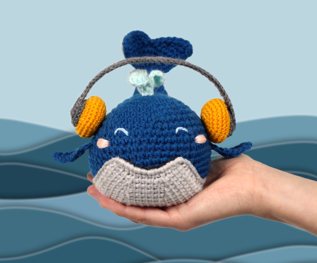 Lillie the Whale Amigurumi Pattern | BuddyRumi